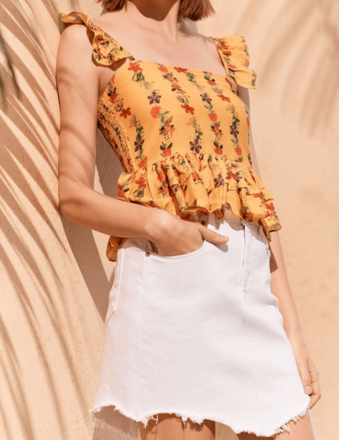 Woman Posing with an Stylish Dress - Shops Town Center Aventura